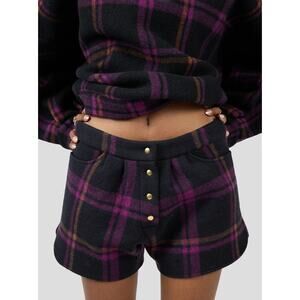 Heimstone Spencer Short in District Wineberry Wool